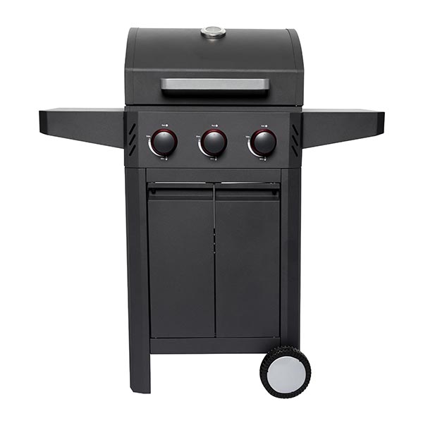 Outdoor Professional Black Warrior Gas Grill 3 burners